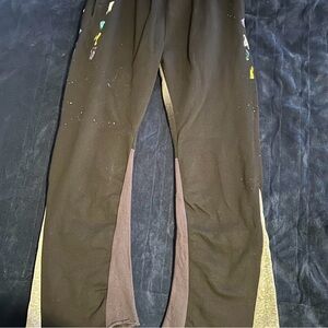 MNML Black and Gray Joggers with Colorful Accents